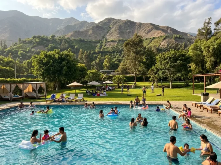 Zona de piscinas