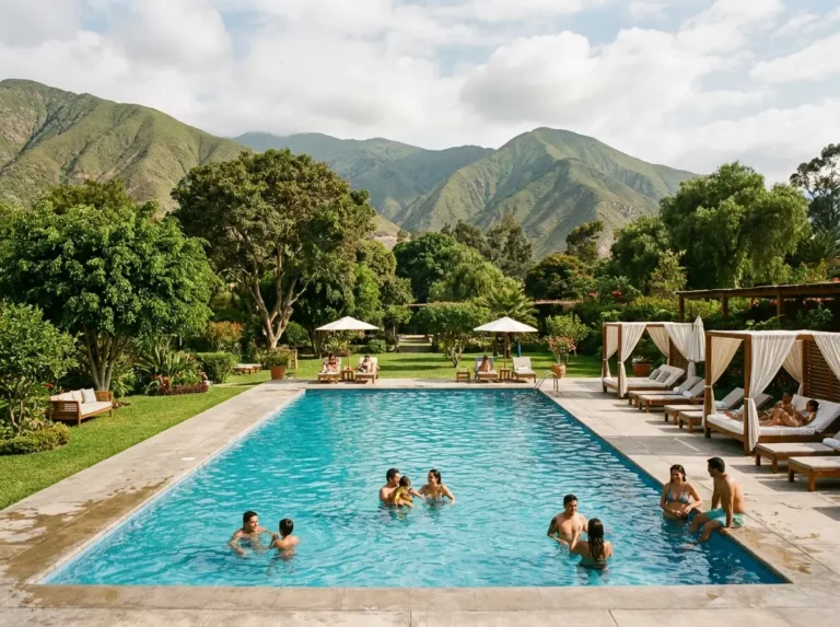 Zona de piscinas
